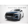 Maxton Design spoiler pod přední nárazník pro Audi Q8 Mk 1, černý lesklý plast ABS