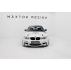 Maxton Design spoiler pod přední nárazník pro BMW řada 1 E82, černý lesklý plast ABS, M Coupe
