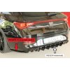 Rieger spoiler pod zadní nárazník na levé straně pro Seat Leon KL 5-dvéř. (ST/sportstourer) r.v. 09/20-, plast ABS lakovaný do černé lesklé barvy