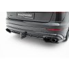 Maxton Design spoiler pod zadní nárazník s žebrováním v.2 pro Audi SQ8 Mk 1 FL, černý lesklý plast ABS