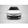 Maxton Design spoiler pod přední nárazník ver.5 pro Volkswagen Golf R-Line Mk8 Facelift, černý lesklý plast ABS