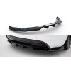Maxton Design spoiler pod zadní nárazník s žebrováním v.1 pro Tesla Model 3 Mk1 Project Highland Facelift, černý lesklý plast ABS, Performance