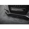 Maxton Design spoiler pod přední nárazník ver.2 pro Audi S5 8T FL, černý lesklý plast ABS