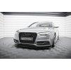 Maxton Design spoiler pod přední nárazník ver.2 pro Audi S5 8T FL, černý lesklý plast ABS