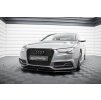 Maxton Design spoiler pod přední nárazník ver.1 pro Audi S5 8T FL Facelift, černý lesklý plast ABS