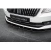 Maxton Design spoiler pod přední nárazník ver.3 pro Škoda Superb Mk3, černý lesklý plast ABS