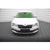 Maxton Design spoiler pod přední nárazník ver.3 pro Škoda Superb Mk3, černý lesklý plast ABS