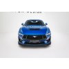 Maxton Design spoiler pod přední nárazník pro Ford Mustang Mk7 GT, černý lesklý plast ABS