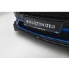Maxton Design spoiler pod přední nárazník pro Ford Mustang Mk7 GT, černý lesklý plast ABS