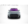 Maxton Design spoiler pod přední nárazník ver.2 pro Audi A8 D5 Facelift, černý lesklý plast ABS, S-Line