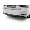 Maxton Design vložka zadního nárazníku ver.2 pro Škoda Superb Mk3, černý lesklý plast ABS, Liftback / Combi