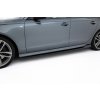 Maxton Design difuzory pod boční prahy ver.2 pro Audi A6 C7 FL, černý lesklý plast ABS, Sedan / Avant, vč. S-Line