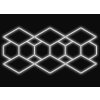 Kompletní LED svítidlo, rozměr: 236,5 x 489,9 cm, teplota světla: bílá 4000 K