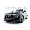 Maxton Design spoiler pod přední nárazník pro Maserati Levante Mk1 GT Facelift, černý lesklý plast ABS