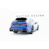 Maxton Design difuzor zadního nárazníku pro Audi RS7 C8, materiál pravý karbon, verze s tažným zařízením