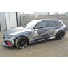 Maxton Design difuzory pod boční prahy pro Audi RS6 C7 Facelift, černý lesklý plast ABS