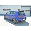 Maxton Design difuzory pod boční prahy pro Volkswagen Golf R Mk7 Facelift, černý lesklý plast ABS