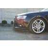 Maxton Design spoiler pod přední nárazník ver.1 pro Audi A4 B8 Facelift, černý lesklý plast ABS