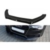 Maxton Design spoiler pod přední nárazník ver.1 pro Audi A5 8T FL, černý lesklý plast ABS, S-Line