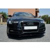 Maxton Design spoiler pod přední nárazník ver.2 pro Audi A5, S5 8T Facelift, černý lesklý plast ABS