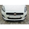 Maxton Design spoiler pod přední nárazník ver.2 pro Fiat Grande Punto Grande Punto Abarth, černý lesklý plast ABS