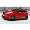 Maxton Design spoiler pod přední nárazník ver.3 pro Ford Fiesta ST Mk7 Facelift, černý lesklý plast ABS