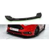 Maxton Design spoiler pod přední nárazník ver.3 pro Ford Fiesta ST Mk7 Facelift, černý lesklý plast ABS