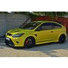 Maxton Design spoiler pod přední nárazník ver.1 pro Ford Focus RS Mk2, černý lesklý plast ABS