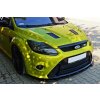 Maxton Design spoiler pod přední nárazník ver.1 pro Ford Focus RS Mk2, černý lesklý plast ABS
