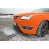Maxton Design spoiler pod přední nárazník ver.2 pro Ford Focus ST Mk2, černý lesklý plast ABS