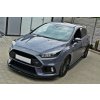 Maxton Design spoiler pod přední nárazník ver.3 pro Ford Focus RS Mk3, černý lesklý plast ABS