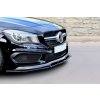 Maxton Design spoiler pod přední nárazník ver.2 pro Mercedes CLA C 117/AMG, černý lesklý plast ABS