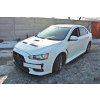 Maxton Design spoiler pod přední nárazník ver.2 pro Mitsubishi Lancer Evo Mk10, černý lesklý plast ABS