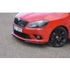 Maxton Design spoiler pod přední nárazník pro Škoda Fabia RS Mk2, černý lesklý plast ABS