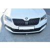 Maxton Design spoiler pod přední nárazník ver.1 pro Škoda Superb Mk3, černý lesklý plast ABS
