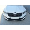 Maxton Design spoiler pod přední nárazník ver.2 pro Škoda Superb Mk3, černý lesklý plast ABS