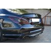 Maxton Design středový spoiler zadního nárazníku pro Mercedes CLS C 218/AMG-Line, černý lesklý plast ABS, s žebrováním