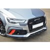 Maxton Design spoiler pod přední nárazník ver.1 pro Audi RS6 C7 Facelift, carbon-Look