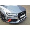 Maxton Design spoiler pod přední nárazník ver.2 pro Audi RS6 C7 Facelift, carbon-Look