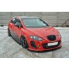Maxton Design spoiler pod přední nárazník pro Seat Leon Mk2, carbon-Look, MS Design