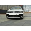 Maxton Design spoiler pod přední nárazník pro Volkswagen Tiguan Mk2 R-Line, carbon-Look