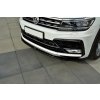 Maxton Design spoiler pod přední nárazník pro Volkswagen Tiguan Mk2 R-Line, carbon-Look