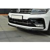 Maxton Design spoiler pod přední nárazník pro Volkswagen Tiguan Mk2 R-Line, carbon-Look