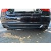 Maxton Design středový spoiler zadního nárazníku pro Audi A5 8T, carbon-Look, předfacelift, s žebrováním