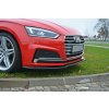 Maxton Design spoiler pod přední nárazník ver.1 pro Audi A5, S5 F5, černý lesklý plast ABS