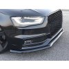 Maxton Design spoiler pod přední nárazník ver.1 pro Audi S4 B8 Facelift, černý lesklý plast ABS