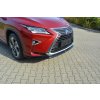 Maxton Design spoiler pod přední nárazník ver.1 pro Lexus RX Mk4, černý lesklý plast ABS