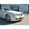 Maxton Design spoiler pod přední nárazník ver.1 pro Mercedes CLS C 219/AMG, černý lesklý plast ABS