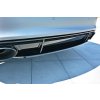 Maxton Design středový spoiler zadního nárazníku pro Audi RS7 C7 FL, černý lesklý plast ABS