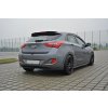Maxton Design středový spoiler zadního nárazníku pro Hyundai I30 Mk2, černý lesklý plast ABS